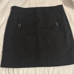 Gray wool mini skirt 2p